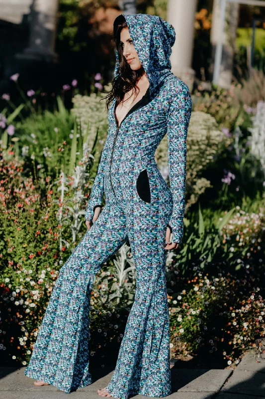 Blue Confetti Diamonds Print